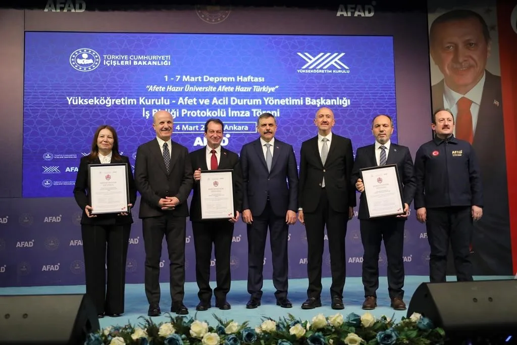 Ondokuz Mayıs Üniversitesi Kentsel Arama ve Kurtarma Ekibi, AFAD tarafından