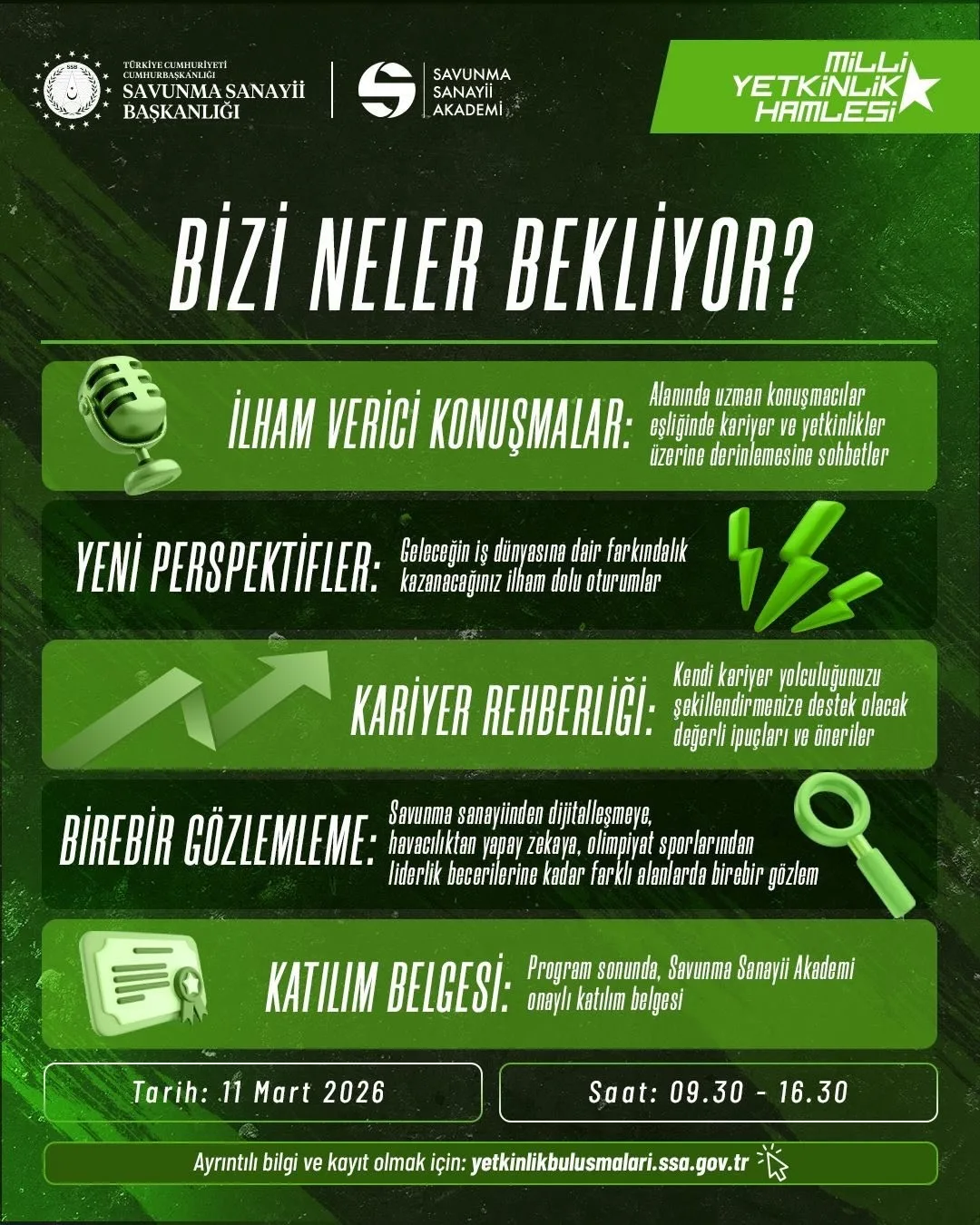 Niğde Ömer Halisdemir Üniversitesi’nde düzenlenecek Kariyer ve Yetkinlik Buluşmaları-3 etkinliği