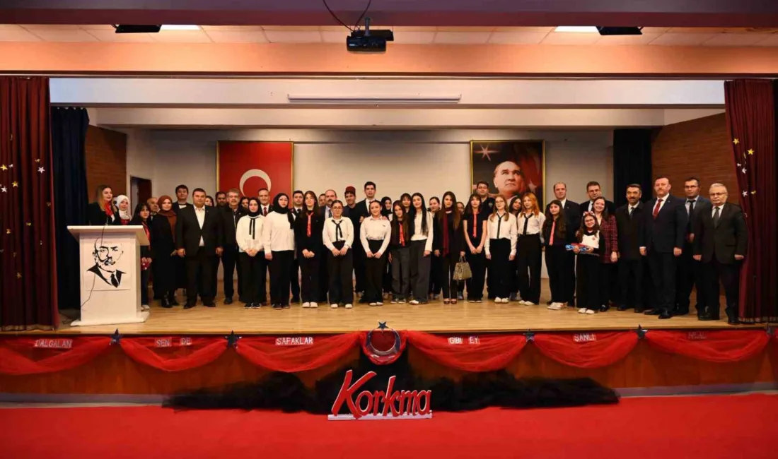 Eskişehir’in İnönü ilçesinde İstiklal Marşı’nın kabulünün 105’inci yılı dolayısıyla düzenlenen