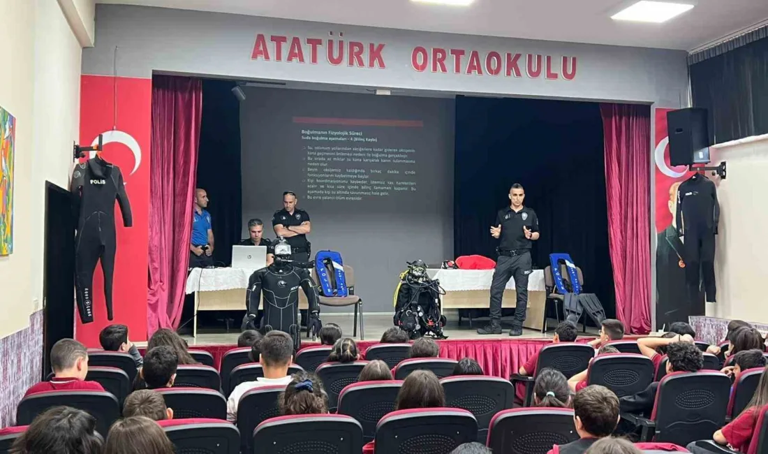 Bursa Emniyet Müdürlüğü’ne bağlı Mudanya Deniz Limanı Şube Müdürlüğü ekipleri,