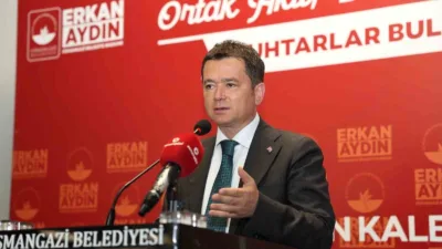 Osmangazi Belediye Başkanı Erkan Aydın, mahalle muhtarlarıyla düzenlenen “Ortak Akıl