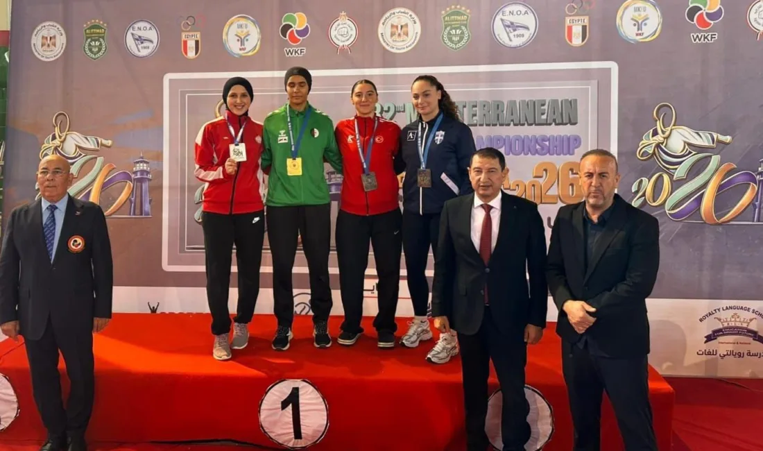 Bilecikli milli sporcu Tuğba Çürük, 32. Akdeniz Karate Şampiyonası’nda derece