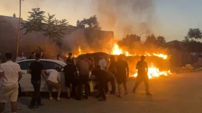 Bursa’da boş bir arsada çıkan yangın, kısa süreli paniğe neden