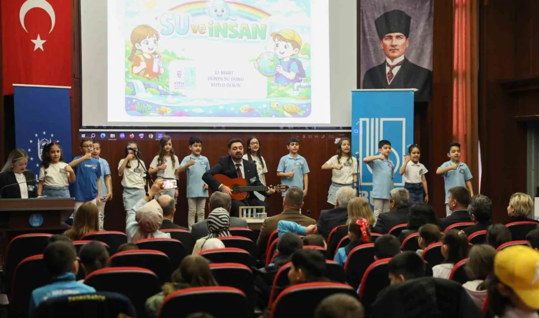 Bursa’da öğrencilere su tasarrufu dersi Bursa Büyükşehir Belediyesi, ufak yaşta su bilinci oluşturmak, suyun sınırlı