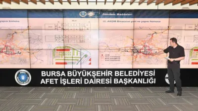 Bursa Büyükşehir Belediyesi tarafından şehri afetlere karşı daha hazır ve