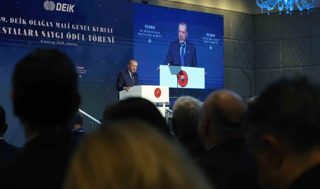 Cumhurbaşkanı Erdoğan’dan yatırımcılara çağrı: “Türkiye’ye gelin ve yerleşin. Sizler de güçlü ve büyük Türkiye’nin büyümesine dahil olun” İstanbul’da düzenlenen DEİK 39. Genel Kurulu ve Ustalara Saygı Ödül