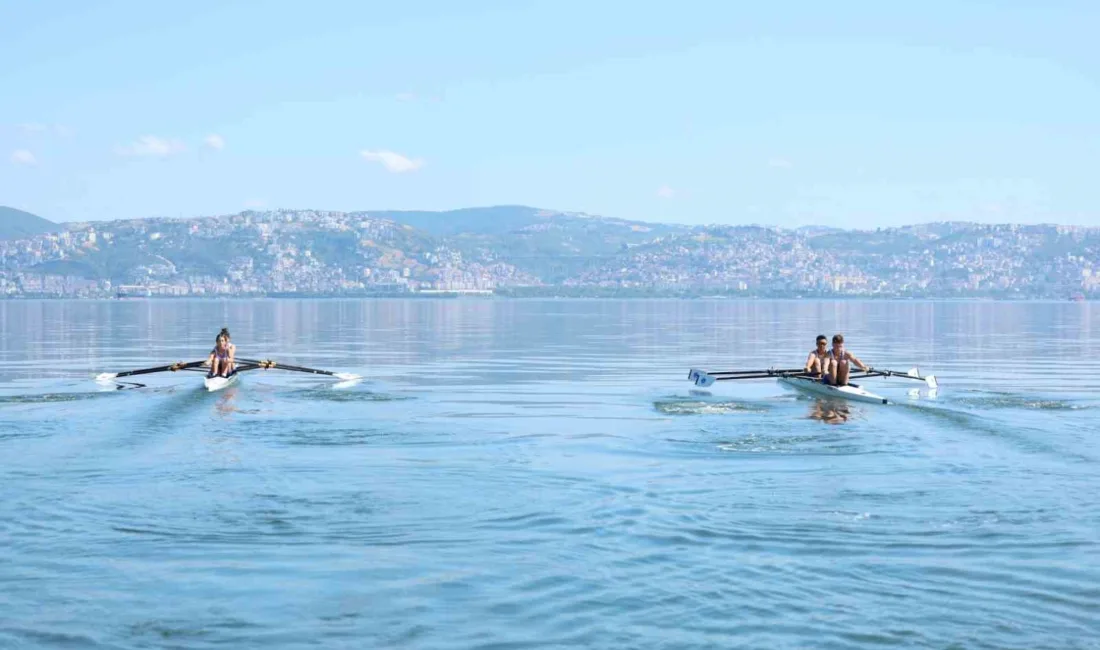 Kocaeli’de su sporlarına kazandırılan genç kürekçiler, Edirne’de katıldıkları ilk il