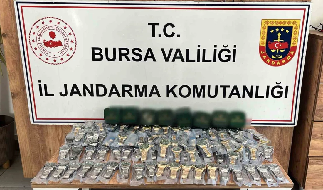 İnegöl’de ’Rolex’ operasyonu Bursa’nın İnegöl ilçesinde jandarma ekiplerince düzenlenen operasyonda piyasa değeri yaklaşık