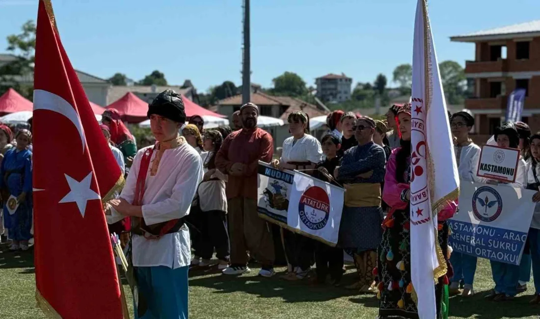 Mudanyalı sporculardan Türkiye şampiyonluğu Mudanya Halk Eğitimi Merkezi tarafından, Atatürk Ortaokulunda açılan “Geleneksel Türk