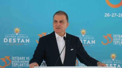 AK Parti Sözcüsü Ömer Çelik, “Artık terör örgütünün silah bırakması